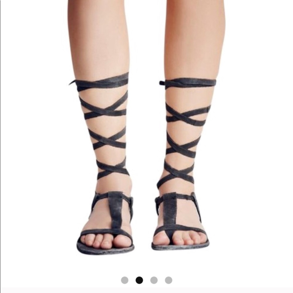 Free People Dahlia Lace-up Sandals